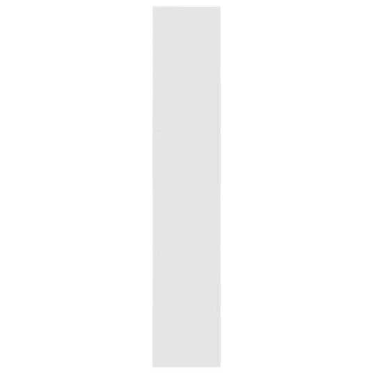 Bokhyller 2 stk stabelbare hvite 30x30x80 cm konstruert tre Bokhyller 2 stk stabelbare hvite 30x30x80 cm konstruert tre
