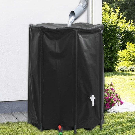 Vanntank med kran sammenleggbar 1350 L PVC Vanntank med kran sammenleggbar 1350 L PVC
