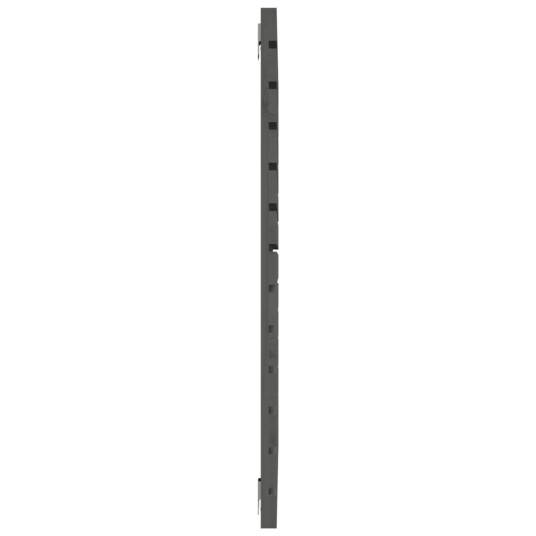 vidaXL Veggmontert sengegavl grå 106x3x91,5 cm heltre furu