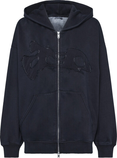 Weekday Tony Topstich Hoodie Navy XL Weekday Tony Topstich Hoodie Navy XL