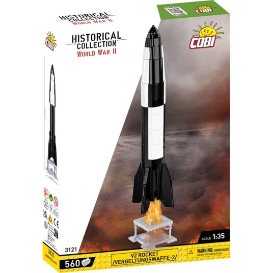 Cobi Historical Collection WWII Byggesett 560 Deler V2 Rocket Vergeltungswaffe-2