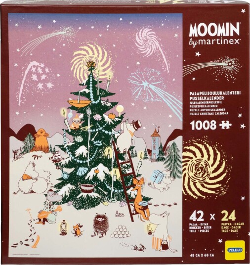 Mummi Puslespilladventskalender 1008 Biter
