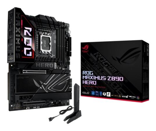Asus ROG Maximus Z890 Hero ATX Hovedkort med Intel LGA1851 Socket og DDR5-støtte