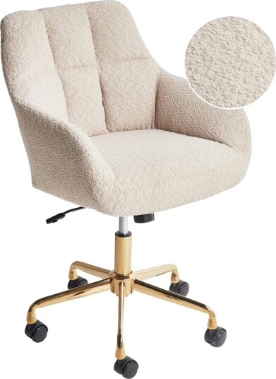 Kontorstol Palmdale Beige/svart/gull Beige/svart/gull