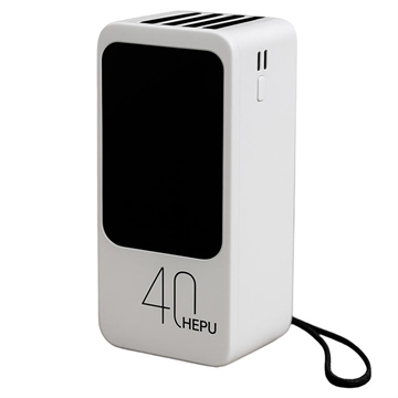 Hepu XL HP210 40000mAh Hvit Hepu XL HP210 40000mAh Hvit