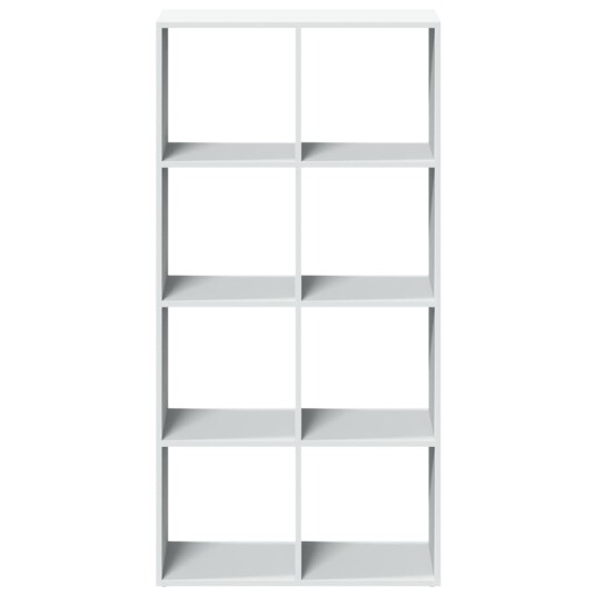 Romdeler bokhylle hvit 69,5x29x137,5 cm konstruert tre Romdeler bokhylle hvit 69,5x29x137,5 cm konstruert tre