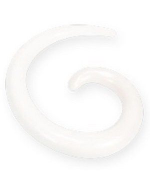 Curl Akryl Kremhvit Ørepiercing