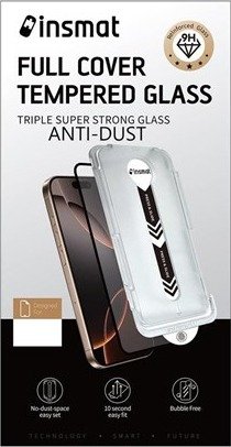 Insmat - screen protector for mobile phone - 3x stronger dust-free armored easy & anti-dust super full