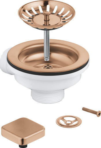 GROHE avløpsventil 1 1/4 t/kv børstet varm solnedgang copper