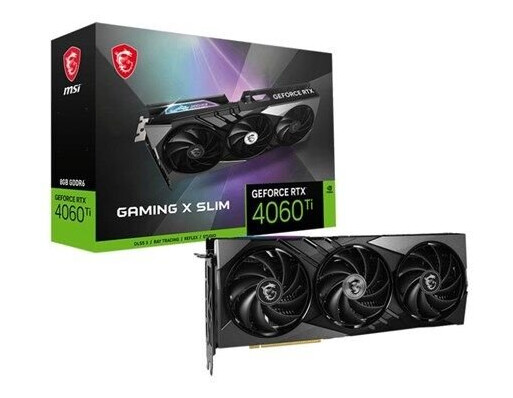 Msi Gaming Geforce Rtx 4060 Ti X Slim 8G Geforce Rtx 4060 Ti 8 Gb Gddr6 128 Bit 7680 X 4320 Piksler Pci Express 4.0 - 8GB GDDR6 RAM - Grafikkort Msi Gaming Geforce Rtx 4060 Ti X Slim 8G Geforce Rtx 4060 Ti 8 Gb Gddr6 128 Bit 7680 X 4320 Piksler Pci Express 4.0 - 8GB GDDR6 RAM - Grafikkort
