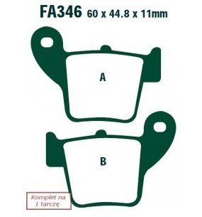 Bremseklosser EBC Brakes FA346TT