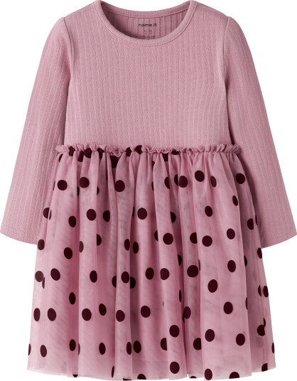 Name It Nmfnagina Ls Tulle Dress Pink 98 Name It Nmfnagina Ls Tulle Dress Pink 98