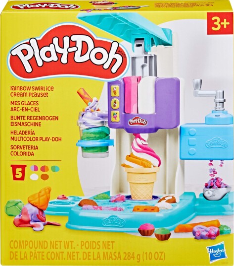 Play-Doh Lekeleire Lekesett - Rainbow Swirl Iskrem