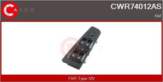 Bryter, vindusheis CASCO CWR74012AS Bryter, vindusheis CASCO CWR74012AS