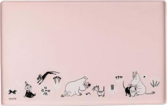 Moomin Mummi Matskålunderlag Silikon Rosa