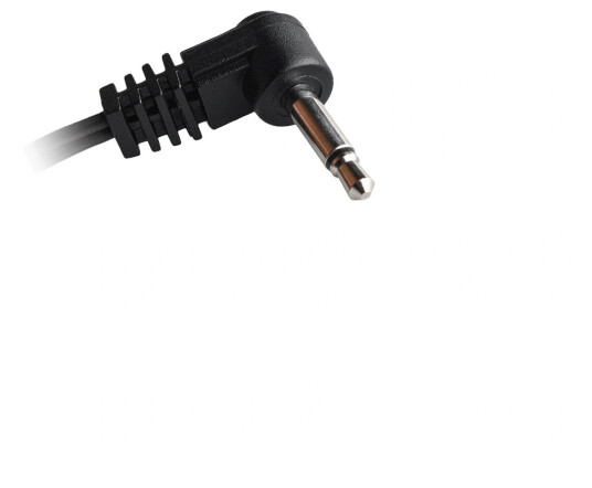 CIOKS 5050-I Type 5 3,5mm Jack plug Tipp positiv I-form 50cm sort