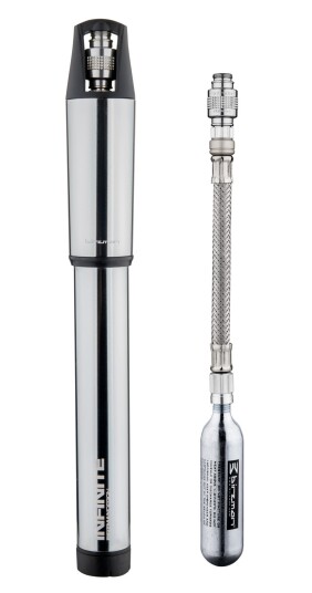 Birzman Infinite MTB Hybridpumpe med 2 CO2 patroner