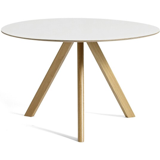 Hay CPH 20 2.0 Bord Ø120 cm Vannbasert lakkert Eik / Hvit