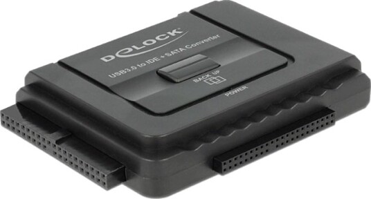 Delock Konverter USB 3.0 til SATA 6GB/s/IDE40PIN/IDE44PIN, Svart