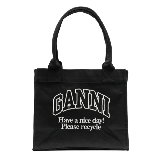 Ganni, Dame, Vesker, Svart, ONE SIZE,