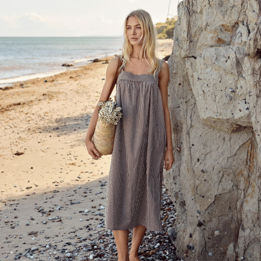 CCDK Copenhagen Sandy Dress   Brown   XL