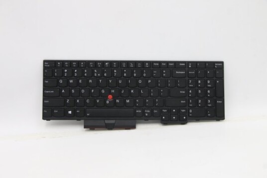 Transimage - Erstatningstastatur For Bærbar Pc - Med Trackpoint - Bakbelysning - Usa Med Eurosymbol - Svart - For Thinkpad P15 Gen 1 20St, 20Su T15g Gen 1 20Ur, 20Us