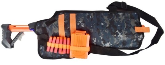 Ryggholster til Nerf, Kamouflage, Grå Ryggholster til Nerf, Kamouflage, Grå