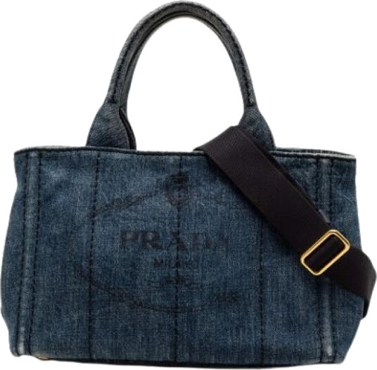 Prada Vintage Dame Blå Prada Vintage Dame Blå