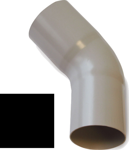 Plastmo bend Ø90mm 75° grafitt gray 90 mm
