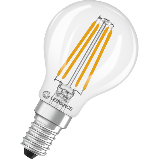 Ledvance E14 kronepære 2700K 5,9W clear 45x84 mm
