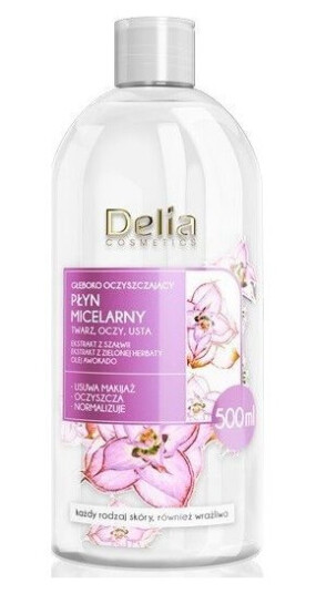 Delia Micellar Cleansing Liquid All Skin Types 500Ml