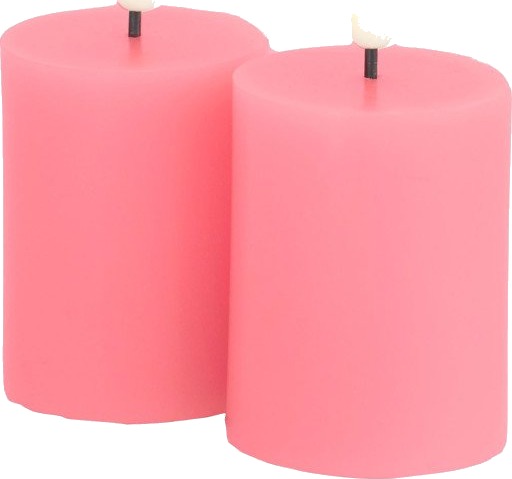 Sirius Sille LED kubbelys batteri rosa