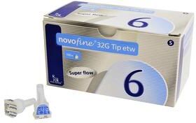 NovoFine penkanyle 0,23x6 mm 23 G 100 stk NovoFine penkanyle 0,23x6 mm 23 G 100 stk