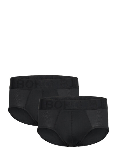 Björn Borg Sports Mesh Brief 2P - Black - L