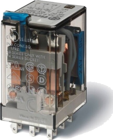 Finder 55.33.9.024.5010 Stikrelé 24 V/Dc 10 A 3 X Veksel 1 Stk