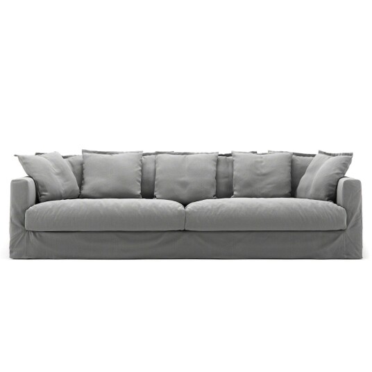 Decotique Le Grand Air 4 Seter Sofa Bomull Lysegrå