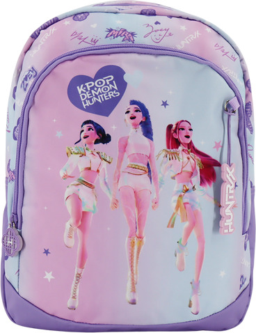 Demon Hunters Kpop Demon Hunters Lilac Rygsæk Med 2 Rum   Purple   ONE SIZE