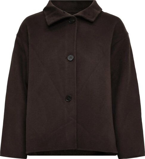 A Part Of The Art Edge Jacket Lyx Wool DARK BROWN L A Part Of The Art Edge Jacket Lyx Wool DARK BROWN L