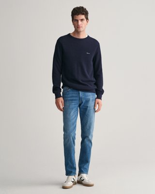 Gant Active recover jeans i ekstra slim-fit MID BLUE BROKEN IN 3032