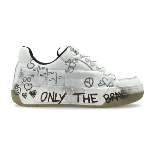 Diesel Dame Sko Hvit 36 EU,