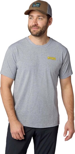Marmot Men"s Marty Goggles Tee Short Sleeve Grey Heather M Marmot Men"s Marty Goggles Tee Short Sleeve Grey Heather M