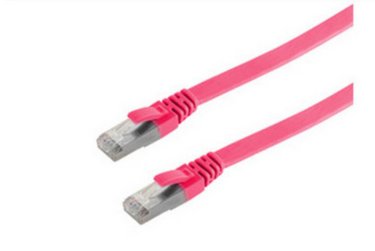 shiverpeaks RJ45 Patchkabel S/FTP PIMF Cat.7 magenta 5,0m