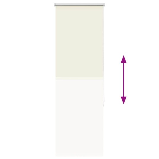 Rullegardin lystette 50x130 cm stoff bredde 45,7 cm polyester 8721158327000