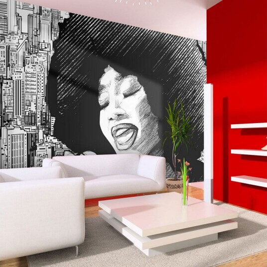 Fototapet Jazz singer 250x193 - Artgeist sp. z o. o.