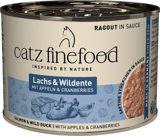 Catz Finefood Våtfôr Ragout Laks Og Villand 24 X 190 G