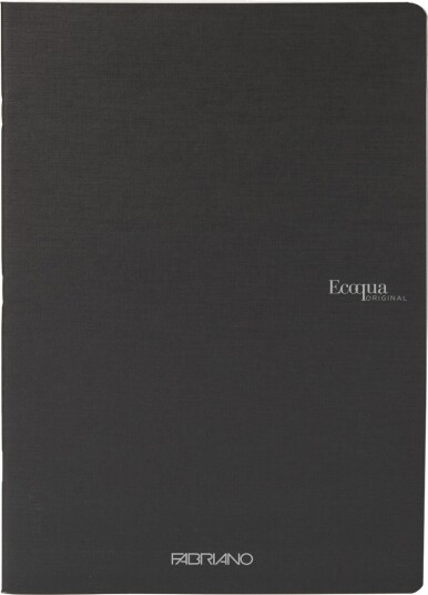Notatbok EcoQua Original Stiftet A4 Blank Sort Notatbok EcoQua Original Stiftet A4 Blank Sort