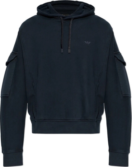 Emporio Armani Herre Gensere & Hettegensere Blå L,