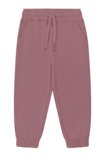 Hust & Claire Galon ull/bambus bukse - pale mauve