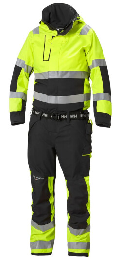 HH Workwear Workwear Helly Hansen Alna 2.0 Hi Vis Vanntett Skallkjeledress Gull C62