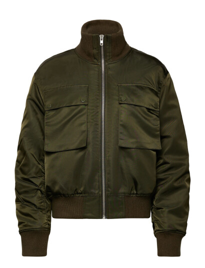 Copenhagen Studios Cph Bomber Jacket 1 Nylon Black - Khaki green - M Copenhagen Studios Cph Bomber Jacket 1 Nylon Black - Khaki green - M